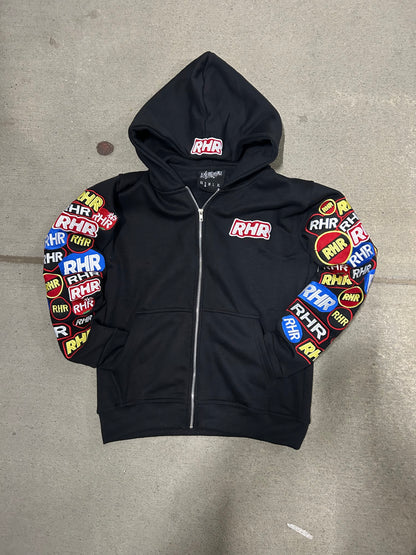 Patchwork hoodie