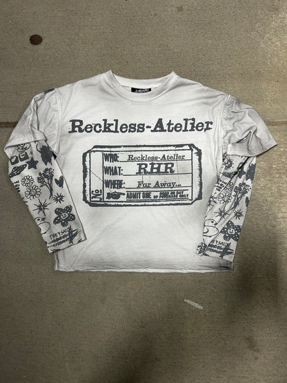 White thermal long sleeve