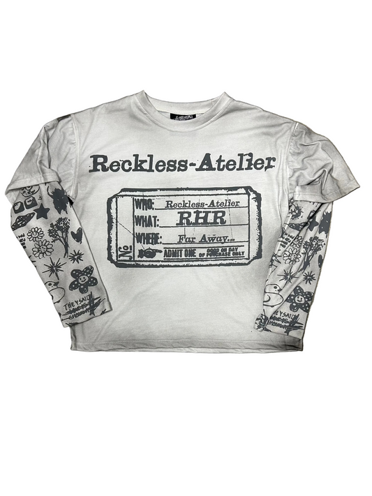 White thermal long sleeve